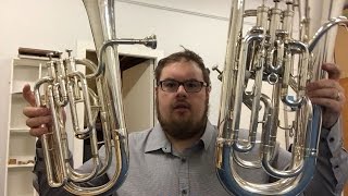 Baritone vs Euphonium  Comparison [upl. by Corly]