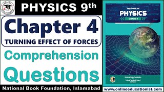 Comprehension Questions  Physics 9th Chapter 4 Turning Effect Of Forces  National Book Foundation [upl. by Millburn]