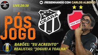 Pós Jogo  Ceará x Vila Nova  Dá Pra Acredita [upl. by Tonina719]