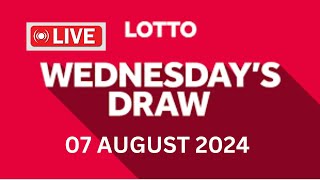 The National Lottery Lotto Draw Live Results from Wednesday 07 August 2024  lotto results [upl. by Kooima]