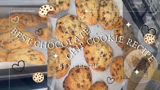 Worlds Best Chocolate Chip Cookie Recipe Crunchy Outside Soft amp Chewy inside by My Bestie ASMR [upl. by Christophe]