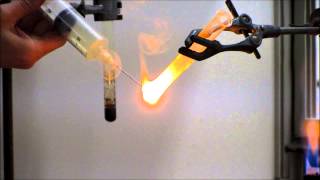 NaCl Synthese  Sodium chloride synthesis Microscale experiment [upl. by Dyke551]