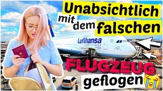 Wir sind unabsichtlich mit dem falschen Flugzeug geflogen 😭  ViktoriaSarina [upl. by Sibilla]