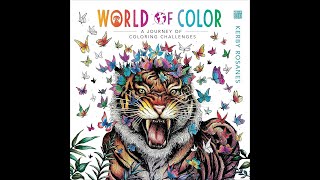 Flip Through World of Color Coloring Book by Kerby Rosanes [upl. by Helen]