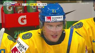 2022 IIHF World Junior Championship Russia vs Sweden  12262021 [upl. by Saree]