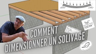 comment dimensionner ses solives de plancher [upl. by Notsek]