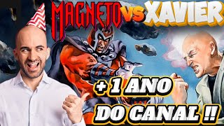 MAGNETO VS XAVIER  QUEM ESTÁ CERTO  ANIVERSÁRIO DE 1 ANO DO CANAL [upl. by Aicemak]