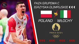 VOLLEYBALL OLYMPICS PARIS 2024 POLAND VS ITALY [upl. by Igal]