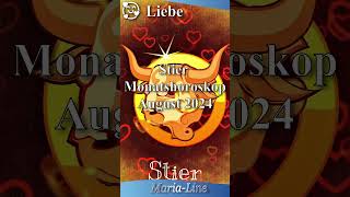 Stier LIEBE ❤️ Horoskop August 2024 [upl. by Clarine727]