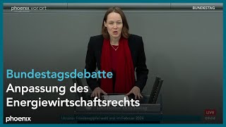 Bundestagsdebatte zur Anpassung des Energiewirtschaftsrechts am 101123 [upl. by Eseerehs]