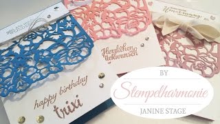 Geburtstagskarten Florale Fantasie  Stampin Up [upl. by Raddatz]