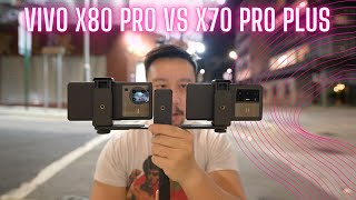 Vivo X80 Pro vs Vivo X70 Pro Real World Late Night Camera Test [upl. by Anehsak]