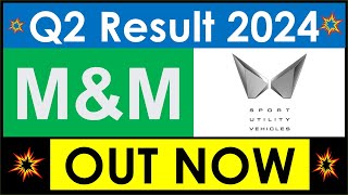 MAHINDRA AND MAHINDRA Q2 results 2024  MampM results today  MAHINDRA AND MAHINDRA Share News  MampM [upl. by Isobel565]