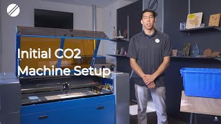 Initial Set Up for Your CO2 Laser Engraver  Training Video  OMTech Laser [upl. by Morocco]