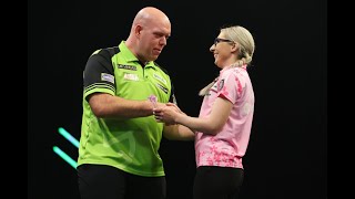 Michael van Gerwen REACTS to beating Fallon Sherrock quotIm on a mission and Im not finished yetquot [upl. by Claudian]