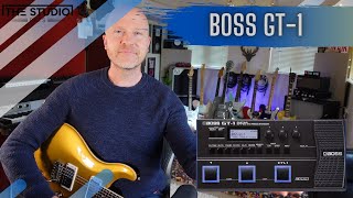 Boss GT 1  Guitar Effects Processor  GIG TONES [upl. by Ecirtnuahs321]