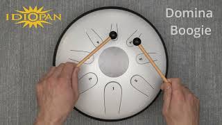 How To Play Domina Boogie on Idiopan Steel Tongue Drums [upl. by Nottirb]