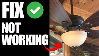 Hunter Ceiling Fan Remote Not Working Sync Re Pair [upl. by Eladal714]