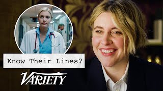 Does Greta Gerwig Know Lines From Her Most Famous Movies [upl. by Joya]