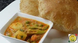 Mix Vegetable Korma with Onion Tomato Gravy  By Vahchef  vahrehvahcom [upl. by Airamalegna]