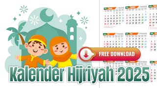 Kalender Hijriyah 2025 [upl. by Nurav]