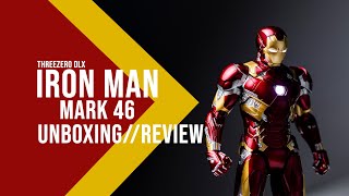 IRON MAN MARK 46 de Threezero UnboxingReview VALE CADA CENTAVO [upl. by Melinda]