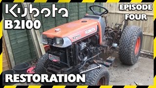 Kubota B2100 Compact Tractor Restoration  Episode Four  Cab Removal [upl. by Pelaga245]