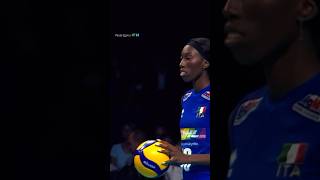 🇮🇹Paola Egonu Serve Ace EuroVolley2023 Volleyball Pallavolo SemiFinal Italy Türkiye [upl. by Odrareve]