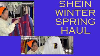 SHEIN Winter Spring Plus Size Haul [upl. by Thomajan]