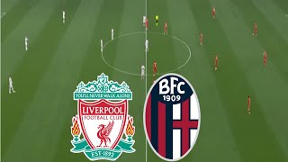 Liverpool 20 Bologna Extended Highlights  UEFA Champions League 202425 [upl. by Anauqat]