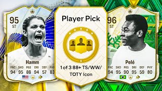 UNLIMITED 88 ICON PLAYER PICKS 🔥 FC 24 Ultimate Team [upl. by Resiak]