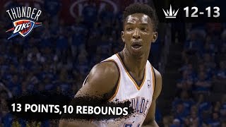 Hasheem Thabeet CareerHigh Full Highlights vs Bobcats  13 points 10 rebounds 11262012 [upl. by Ainit]