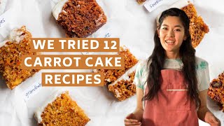 We Tried 12 Different Carrot Cake Recipes  The Pancake Princess [upl. by Belldame207]