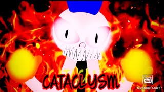 ROMAIN WORLD FNF  CATACLYSM  CHRISTIAN  LONGESTSOLOEVER SONG  ANIMATION [upl. by Wallache]