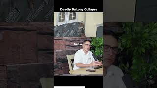 Deadly balcony collapse [upl. by Sirrep]