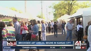 Brookside Art Annual begins in Kansas City [upl. by Anela842]