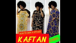 Kaftan Cord Set Cutting Stitching Kaftan Nighty DIY Dori Waist Kaftan Kurti Cuttingkaftan Top DIY [upl. by Arrat]