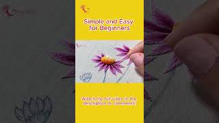 Easy Daisy Embroidery Tutorial for Beginners [upl. by Tabatha5]