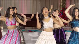 ANISHA WEDDING BOLLYWOOD Performance Ghagra Khwab Dekhe Chikni Chameli ShararaTip Tip Sheila [upl. by Jeniece]