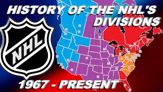 NHL  History of Conferences and Divisions  1967 to Present [upl. by Poock]