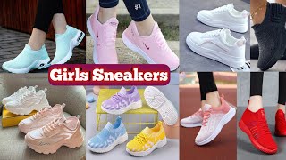 Girls Shoes  Types Of Sneakers  Trendy Sneakers for Girls amp Womans  Latest Collection 2024 [upl. by Saitam]