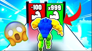 Becoming shredded In ROBLOX 💪Strong Fighter Simulator [upl. by Yaja]