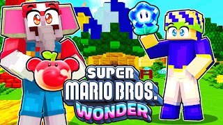 Super Mario Wonder POWERUPS  Minecraft Mario Movie Life 16 [upl. by Marcellus]