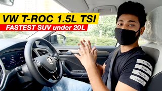 Volkswagen TRoc 2020 Review India  Better than Creta Seltos or Compass  Neeraj Saini [upl. by Bullion]