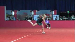 Michaella Krajicek vs Beatriz GarciaVidagany service game  Porsche Tennis Grand Prix 2011 [upl. by Sunderland]