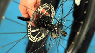 How to install quick release front wheel on bicycle [upl. by Enytsirk]