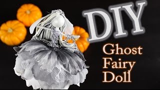 DIY Ghost Fairy Doll How To Make A Fairy Doll [upl. by Anicart]