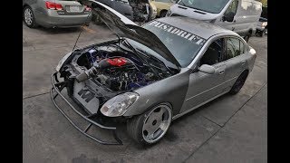 ANDYS LS1 G35 SEDAN BUILD BUILD BREAKDOWN [upl. by Gall]