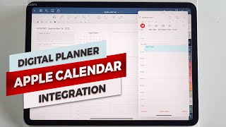 APPLE Calendar amp Digital Planner integration finally [upl. by Llirpa376]