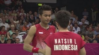 DEN v INA  Mixed Doubles Badminton Group C Full Match  London 2012 Olympics [upl. by Yragerg3]